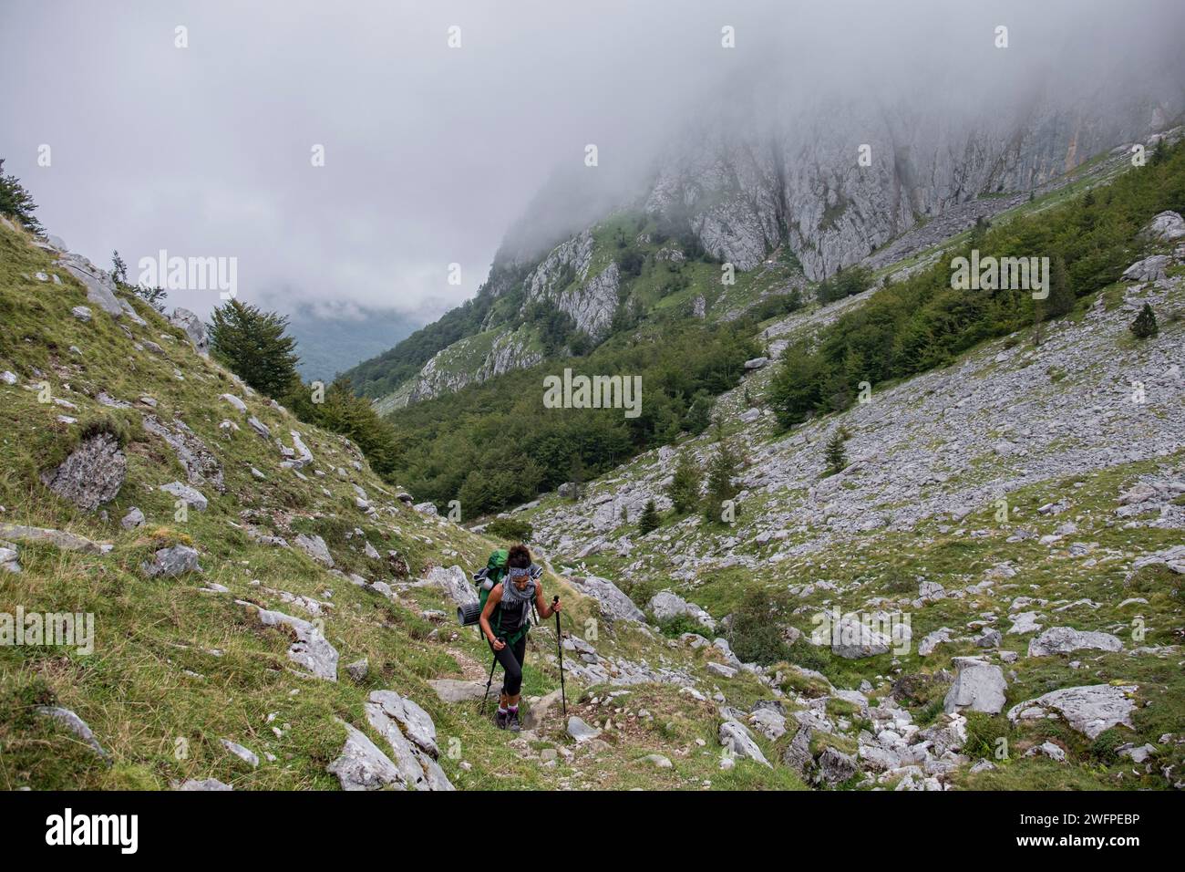 región, alta ruta pirenaica, Atlánticos de Aquitania, departamento de Pirineos  , Francia Foto Stock