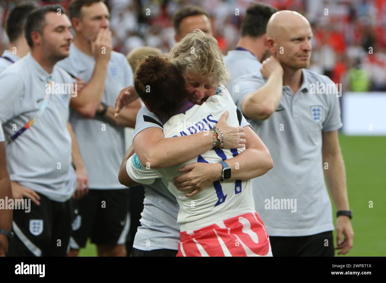 Nikita Parris UEFA Women's Euro Final 2022 Inghilterra contro Germania al Wembley Stadium, Londra 31 luglio 2022 Foto Stock