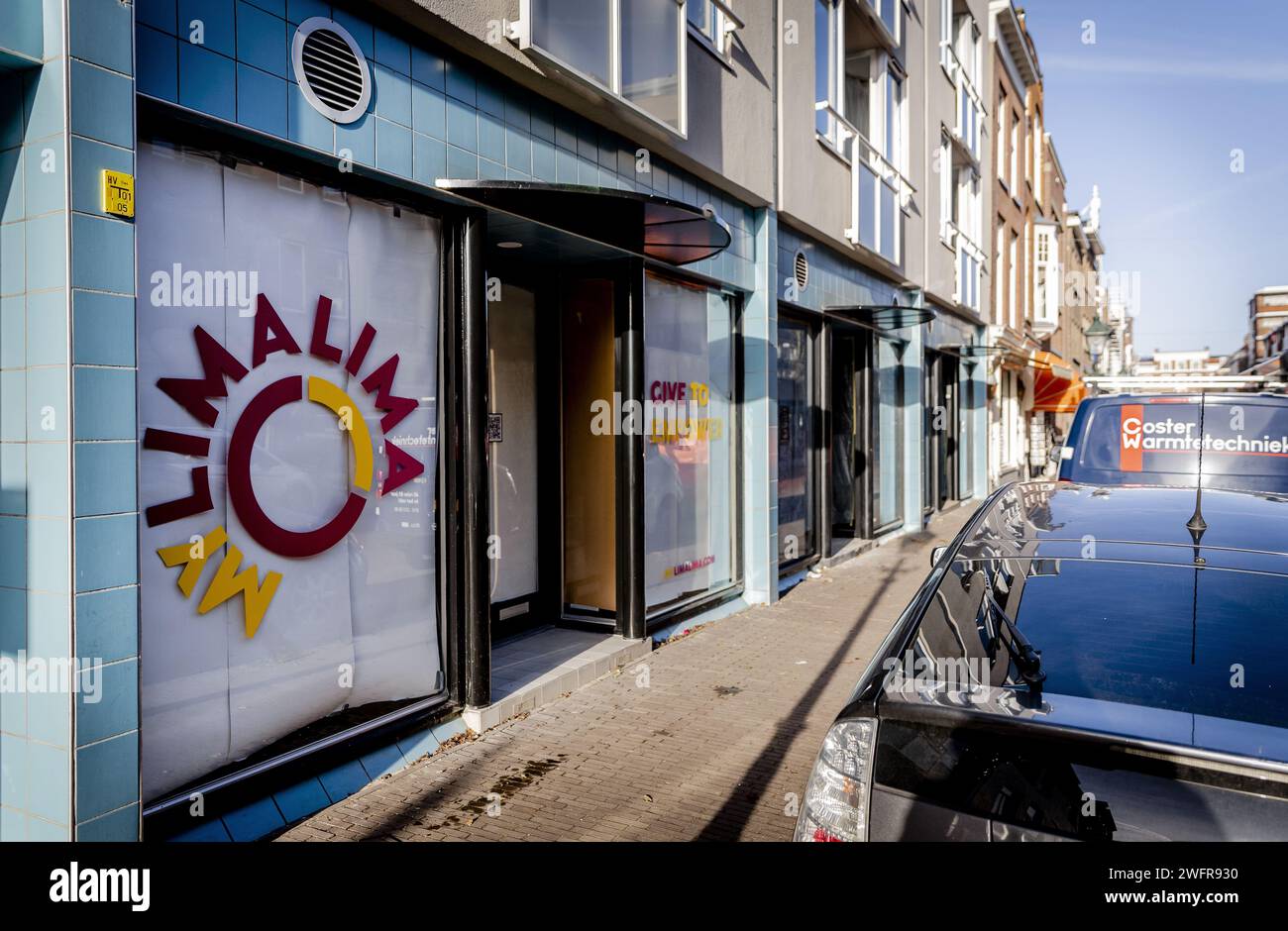 L'AIA - esterno di My Lima Lima, il negozio di abbigliamento della Principessa Laurentien ed Eloise van Oranje. Il nuovo negozio di abbigliamento vintage includerà abbigliamento della principessa e della contessa. ANP REMKO DE WAAL netherlands Out - belgium Out Foto Stock