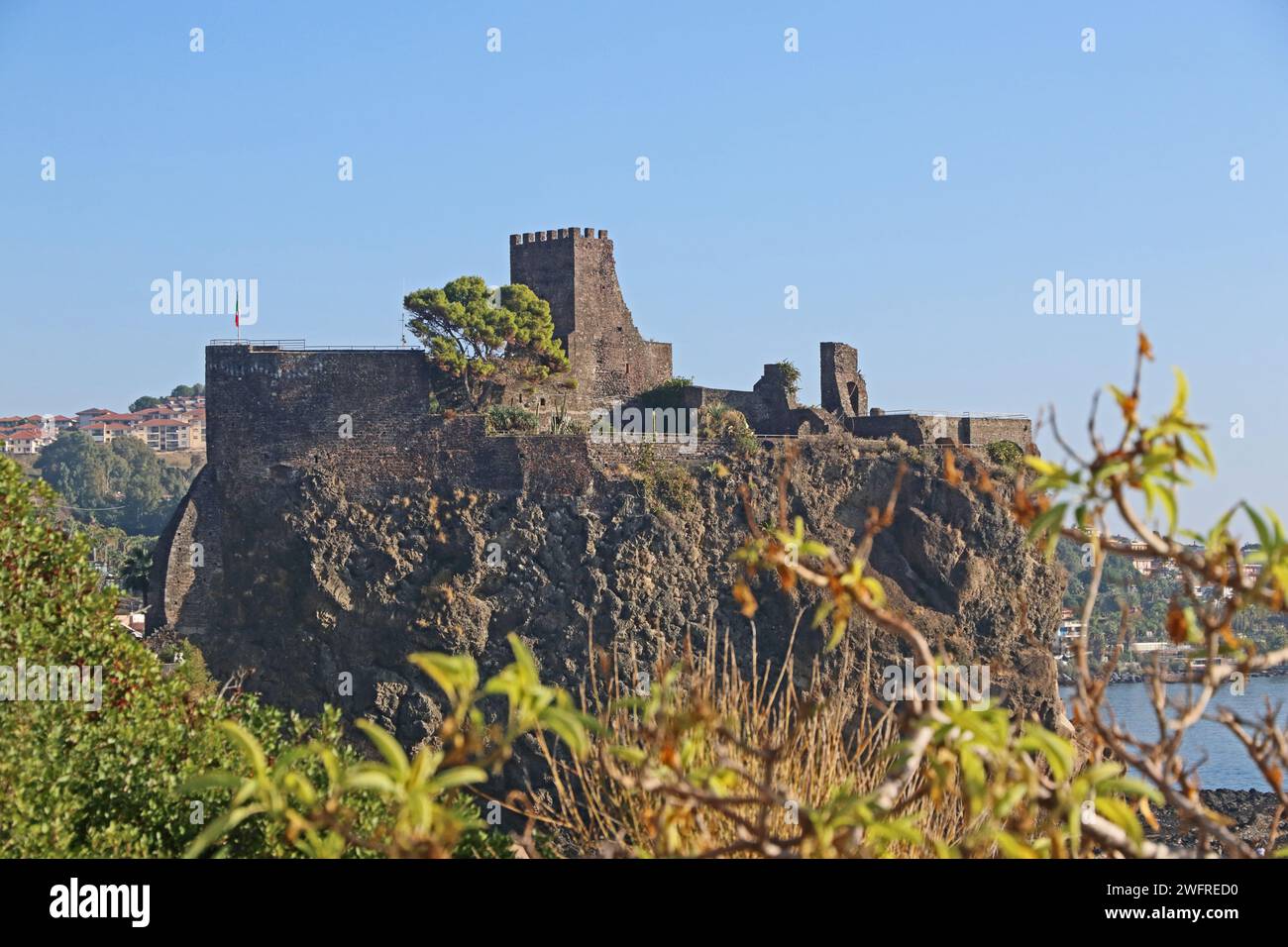 Castello Normanno, Aci Castello, Catania, Sicilia Foto Stock