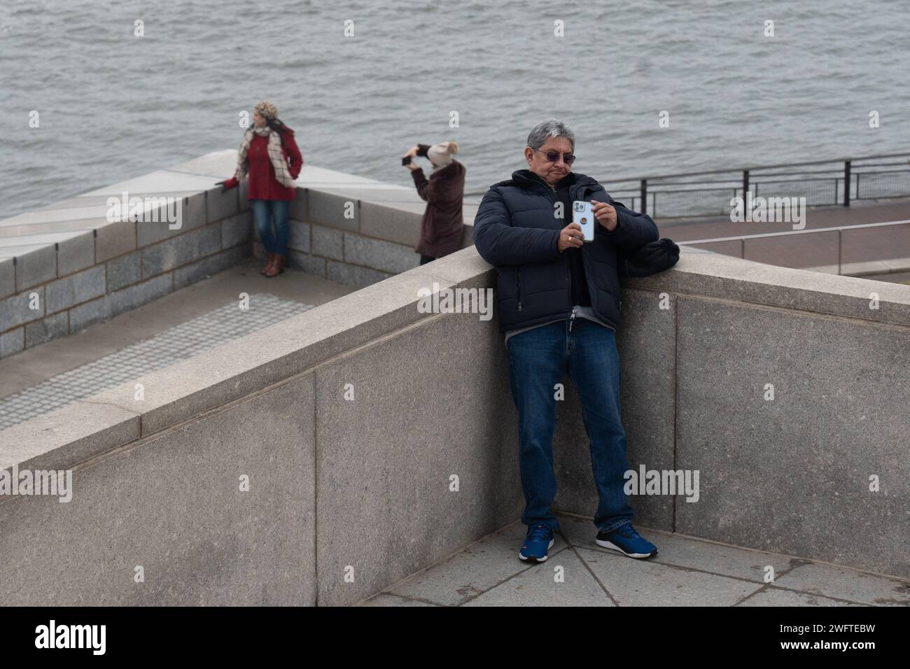 Scene invernali di New York. Data foto: Venerdì 26 gennaio 2024. Foto: Richard Gray/Alamy Foto Stock