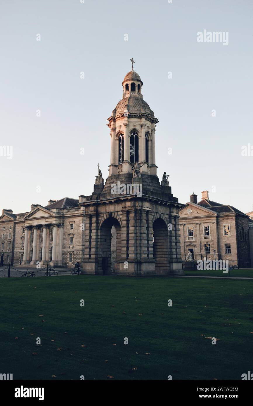 Foto scattata al Trinity College di Dublino , Irlanda , il 17 novembre 2018 Foto Stock