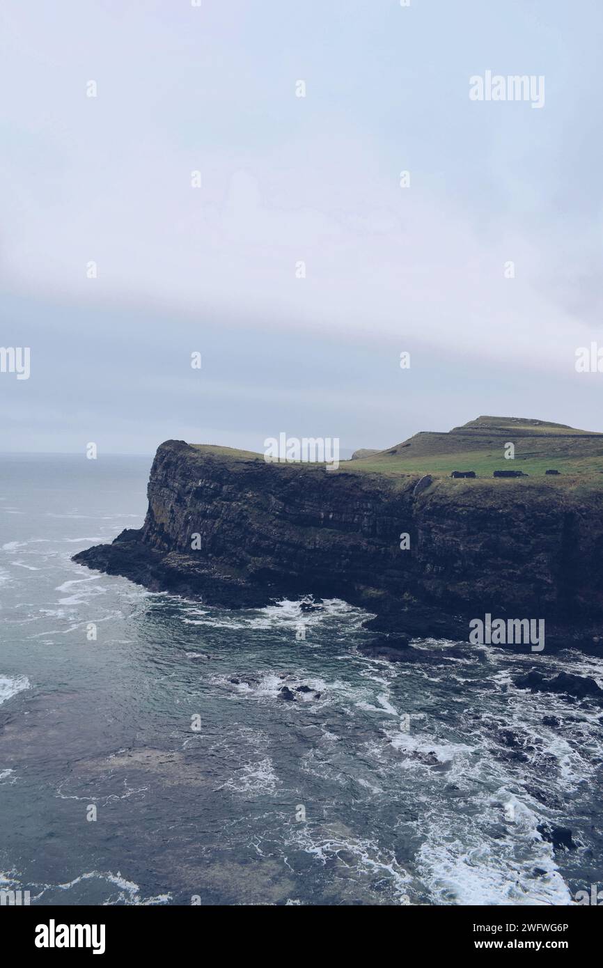 Cliffs in Northern Ireland, 17 novembre 2018 Foto Stock