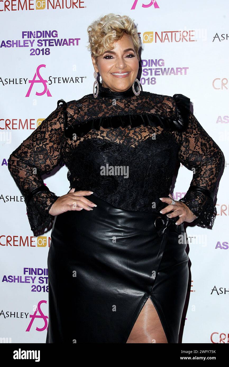 Brooklyn, NY, USA. 15 settembre 2018. Theresa Royals alla premiere Finding Ashley Stewart 2018 al Kings Theater. Credito: Steve Mack/Alamy Foto Stock