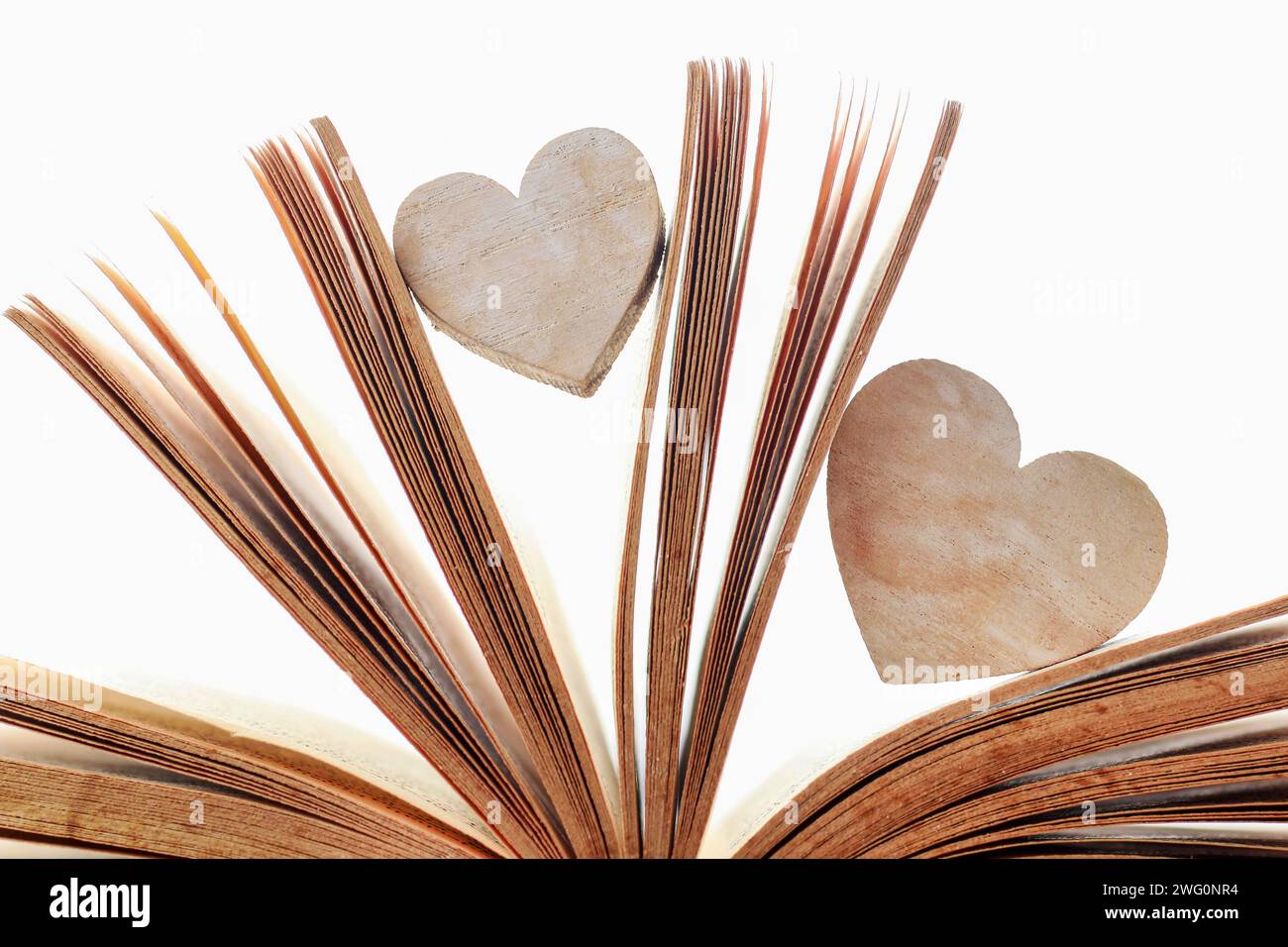 Io amo i libri simbolo. Tempo di lettura Foto Stock