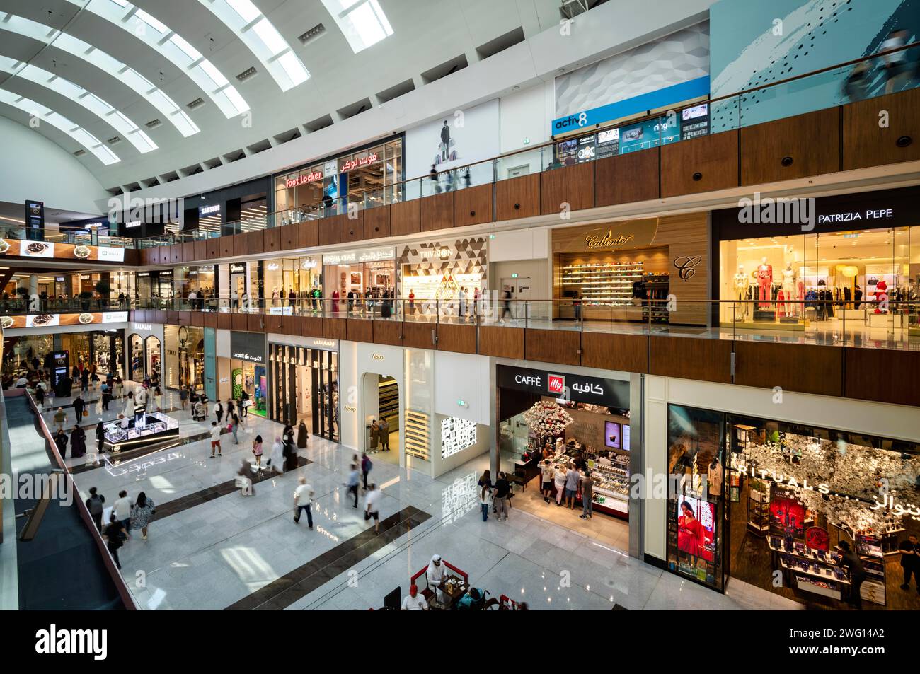 Interni, Dubai Luxury Shopping Mall, Luxury Shopping Centre, Downtown, Dubai, Emirati Arabi Uniti, VAR Foto Stock