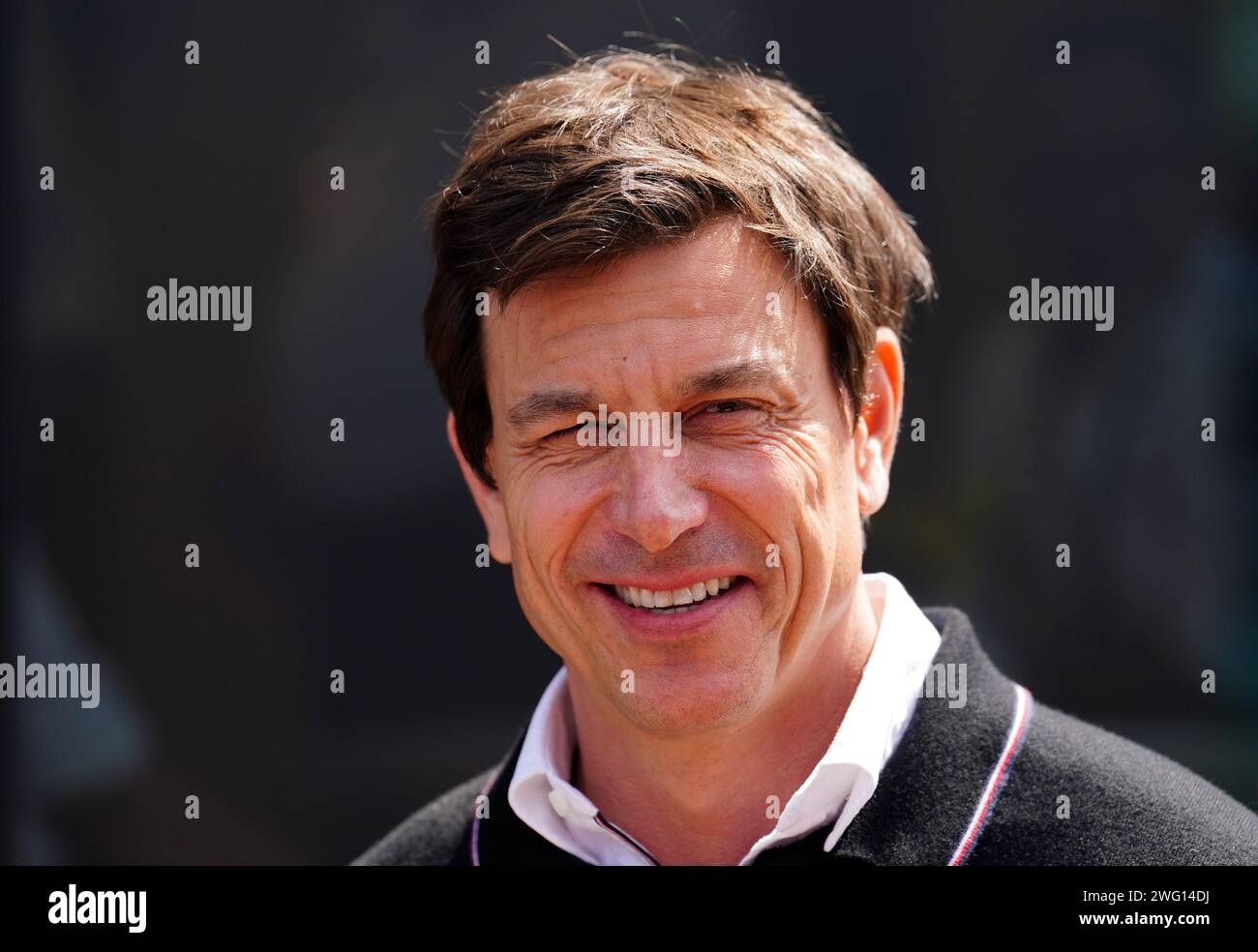 Foto del file datata 09-07-2023 del principio del team Mercedes Toto Wolff. Il team principal Mercedes Toto Wolff insiste sul fatto che non "terrà rancore" contro Lewis Hamilton dopo che il sette volte campione del mondo ha annunciato che si unirà ai rivali Ferrari. Data di emissione: Venerdì 2 febbraio 2024. Foto Stock