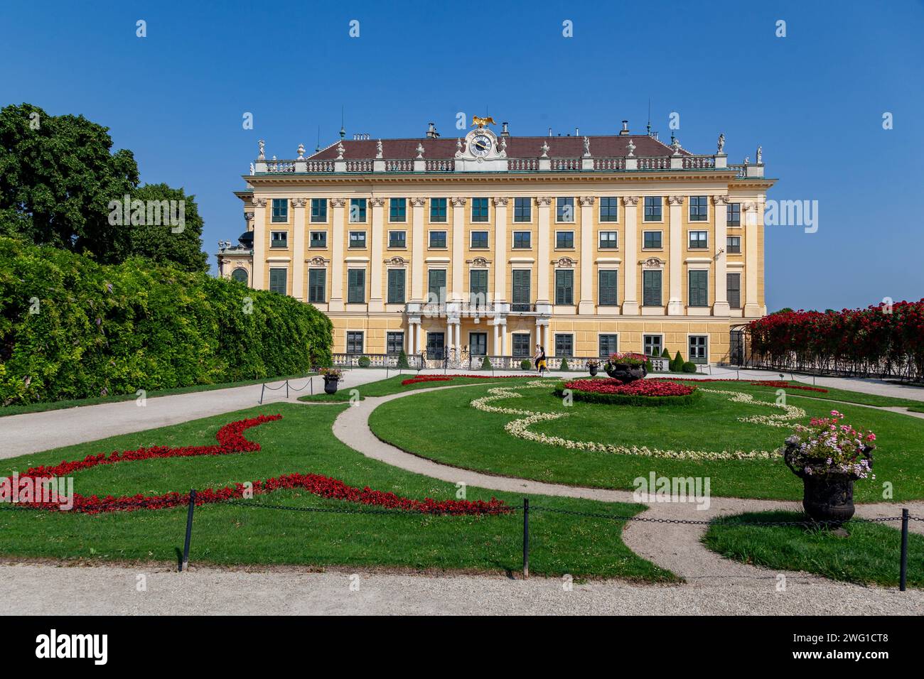 Il Palazzo di Schönbrunn Vienna Austria Foto Stock