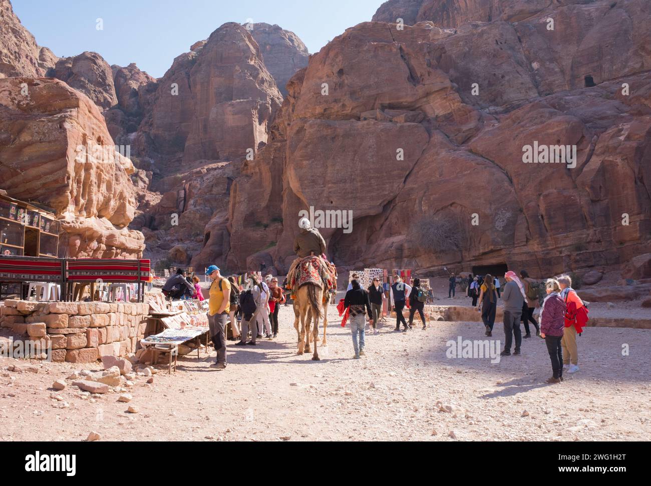 Petra, Giordania Foto Stock