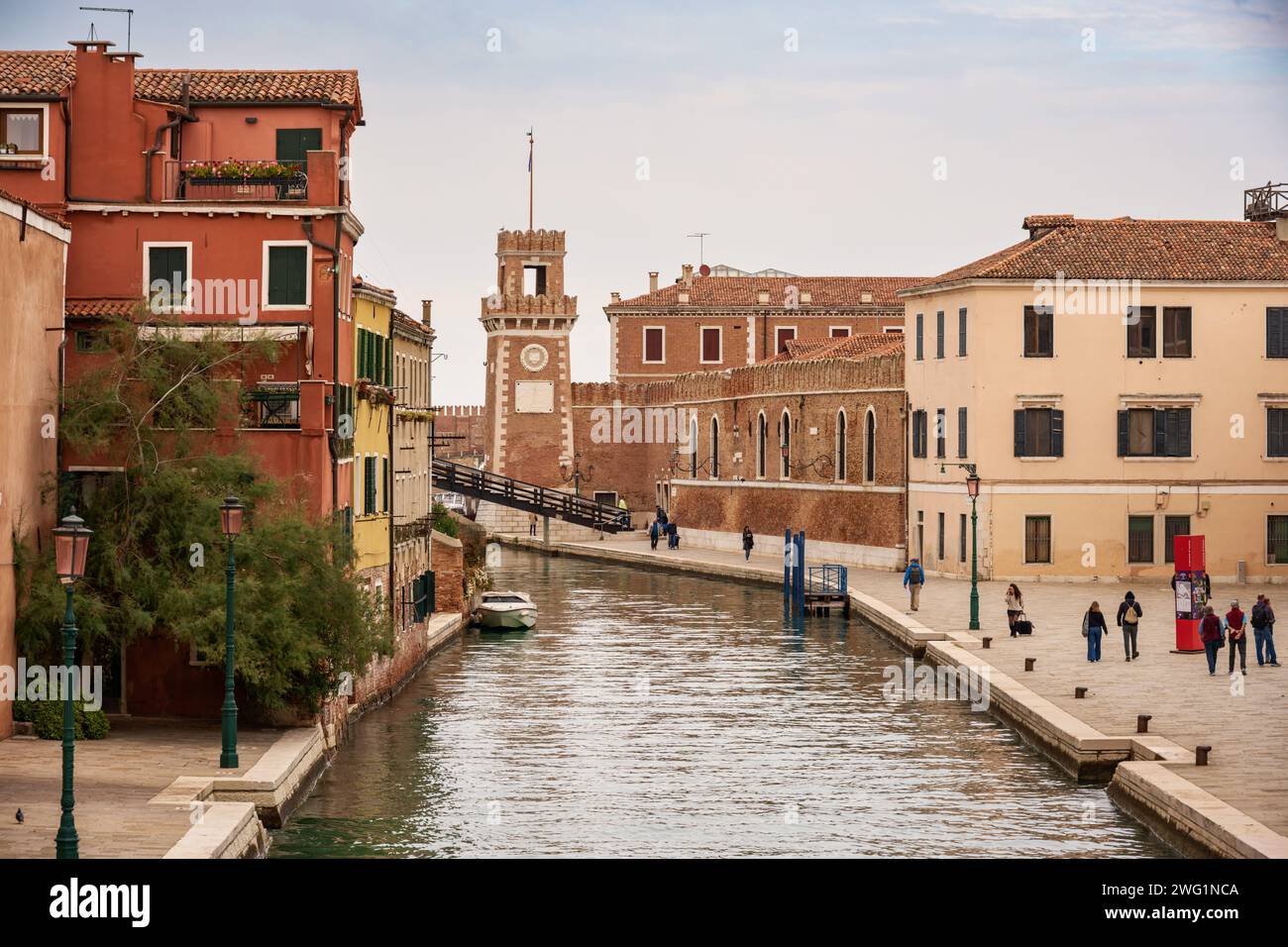 Arsenal Tower, Venezia, Italia Foto Stock