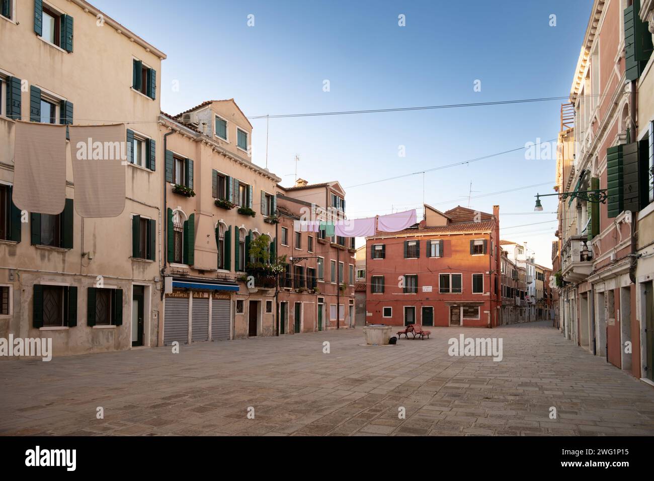 Campo Ruga, Venezia, Italia Foto Stock