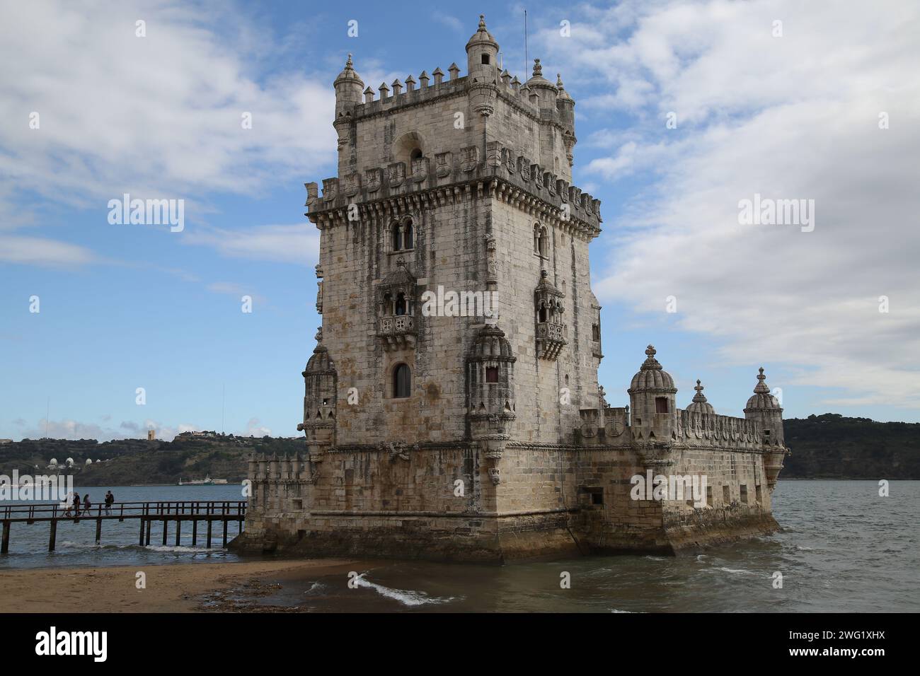 Torre di Belém, Lisbona, Portogallo. Foto Stock