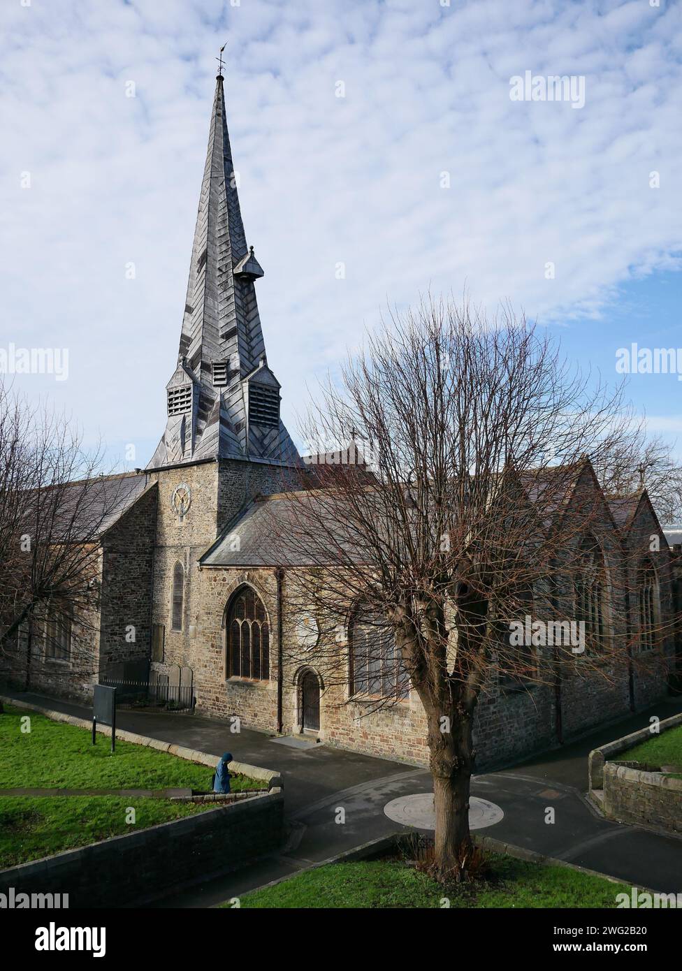 Barnstaple Parish Church of St Peter e St. Mary Magdalene. Barnstaple, North Devon, Regno Unito Foto Stock