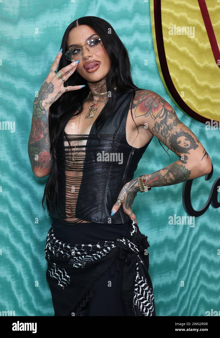 Los Angeles, USA. 1 febbraio 2024. Kehlani partecipa al 2024 Warner Music Group Pre-GRAMMY Party al Citizen News Hollywood il 1 febbraio 2024 a Los Angeles, California. Foto: Crash/imageSPACE credito: Imagespace/Alamy Live News Foto Stock