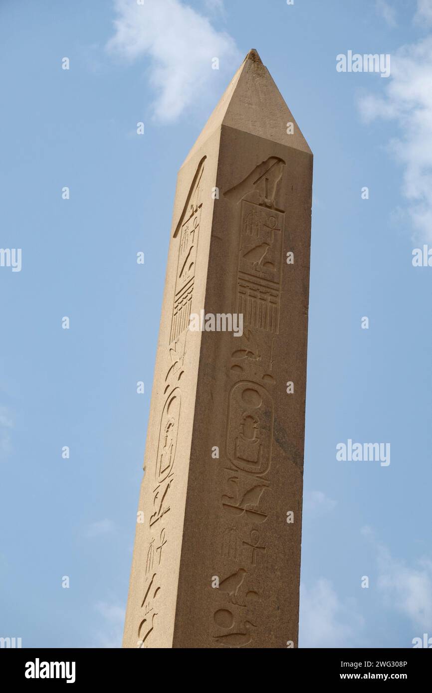 Museo all'aperto di Heliopolis, Cairo nord orientale, Egitto Foto Stock