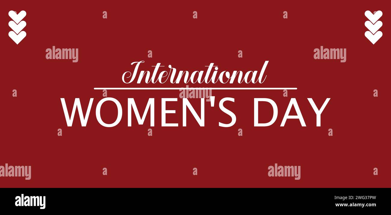 Happy Woman's Day elegante design Text Illustrazione Vettoriale