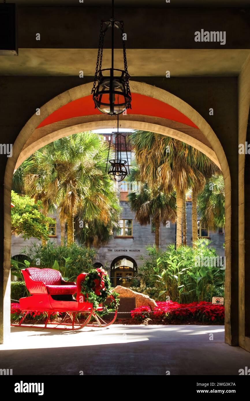 Lightner Museum a St Augustine, Florida, Stati Uniti Foto Stock