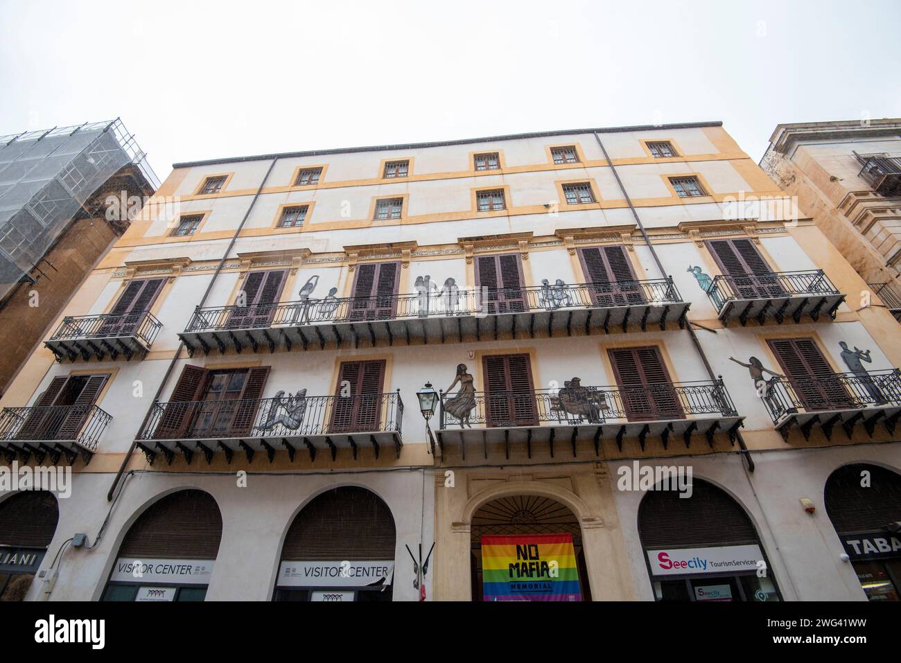 No Mafia Memorial - Palermo - Italia Foto Stock