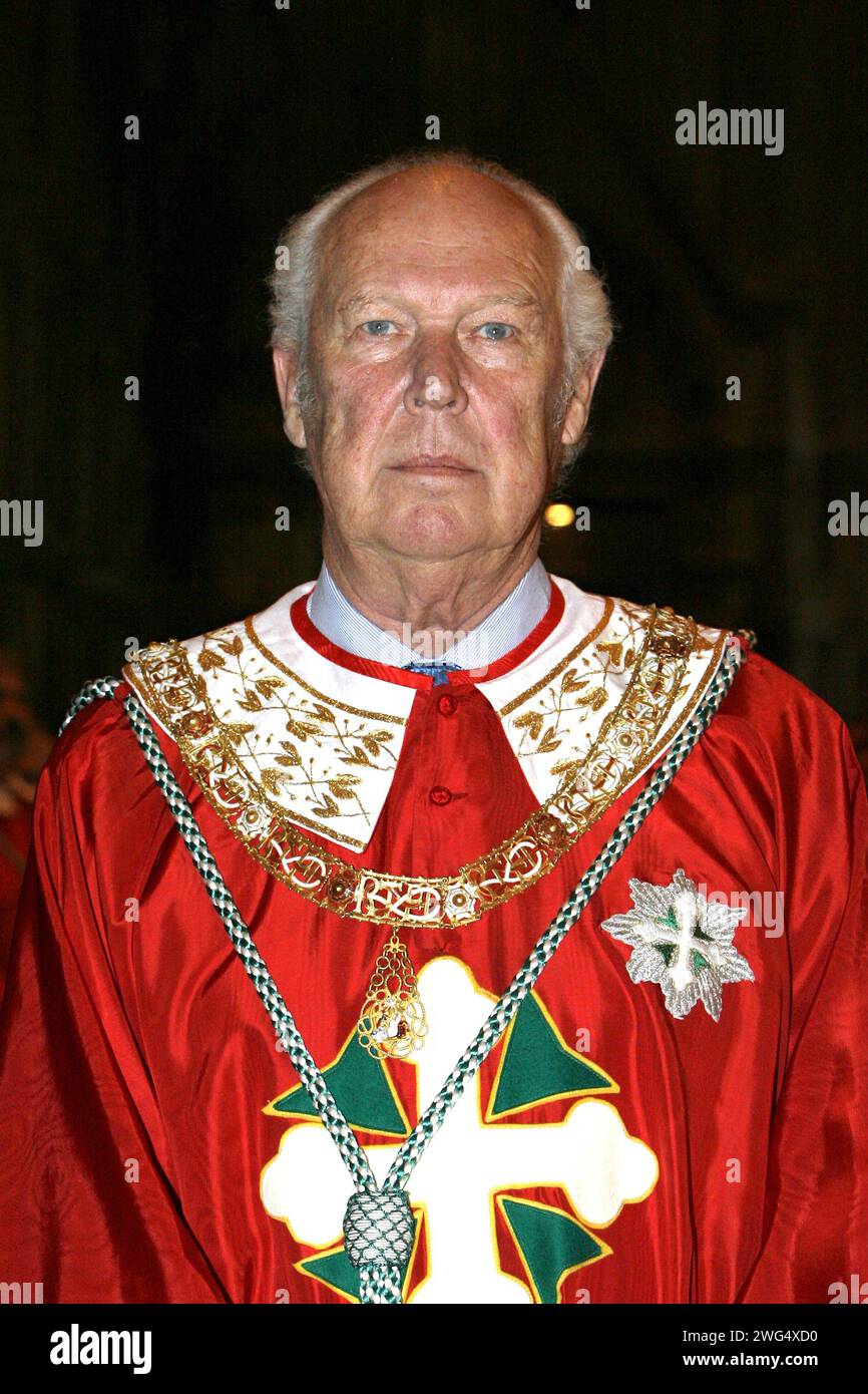 Il principe Vittorio Emanuele di Savoia partecipa alla cerimonia per commemorare gli ultimi monarchi italiani della famiglia Savoia, re Umberto II e la regina Maria Jose, tenutasi presso l'Abbazia di Hautecombe, vicino a Chambery, in Francia il 18 marzo 2007. Foto Marco Piovanotto/ABACAPRESS.COM Foto Stock