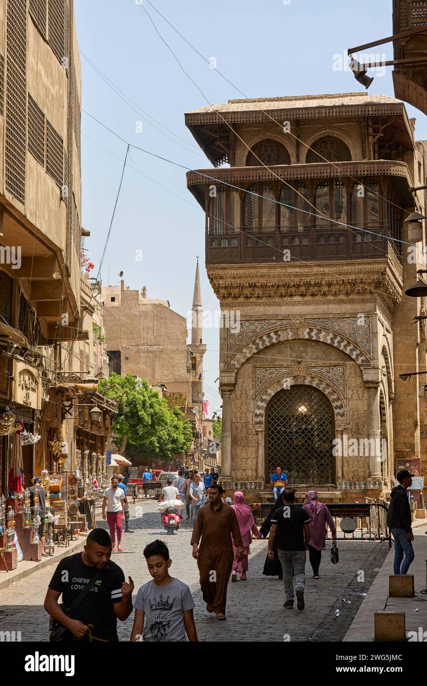 Al muizz strada storica cairo immagini e fotografie stock ad alta ...