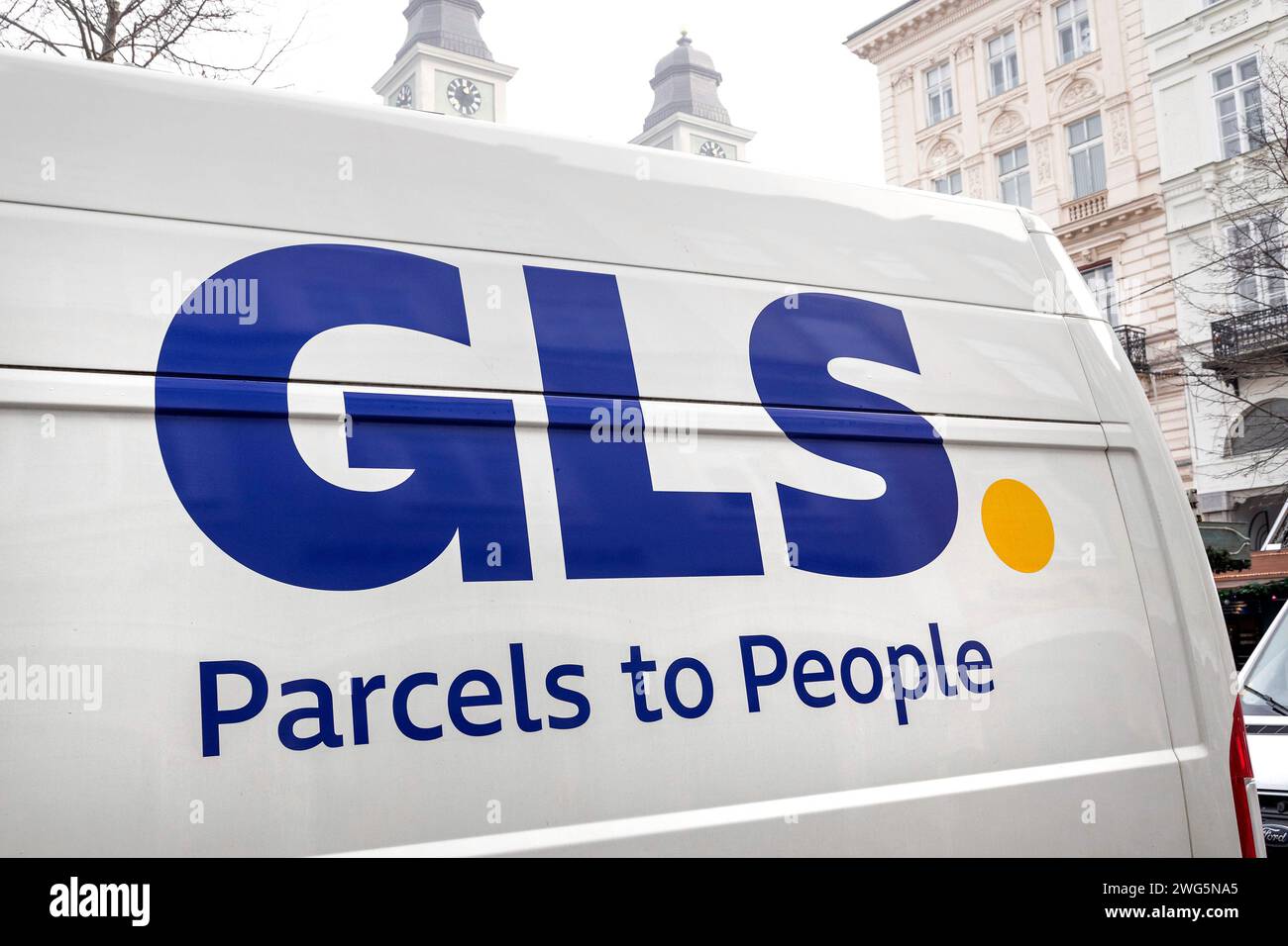 GLS Parcel Service Foto Stock