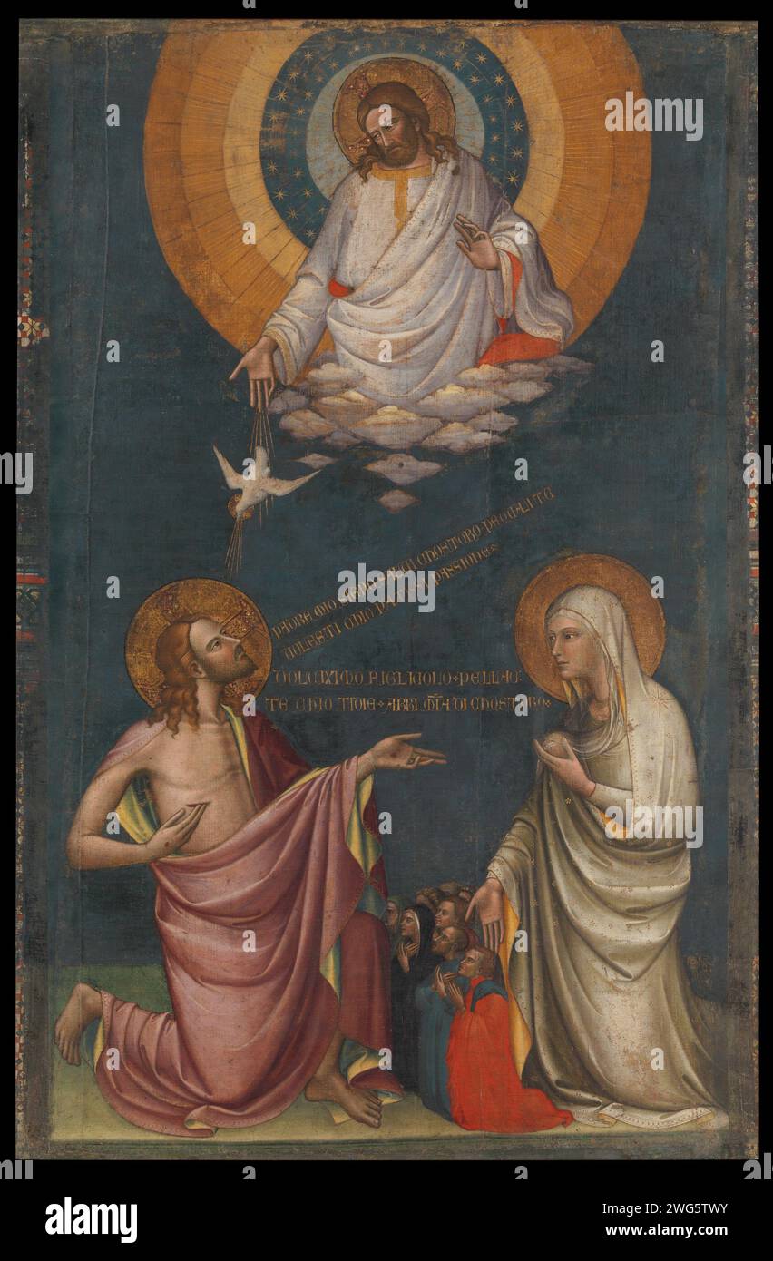 L'Intercessione di Cristo e della Vergine Lorenzo Monaco (Piero di Giovanni) prima del 1402 Foto Stock