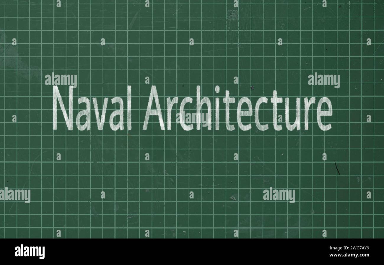 Architettura navale: Prevede la progettazione di navi e altre navi marine, considerando la stabilità, l'idrodinamica e l'integrità strutturale. Foto Stock