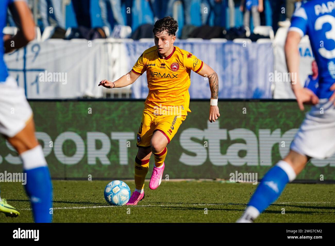 Brescia, Italia. 3 febbraio 2024. Claudio Cassano (COME Cittadella) durante Brescia calcio vs AS Cittadella, partita di serie B a Brescia, Italia, 03 febbraio 2024 credito: Independent Photo Agency/Alamy Live News Foto Stock