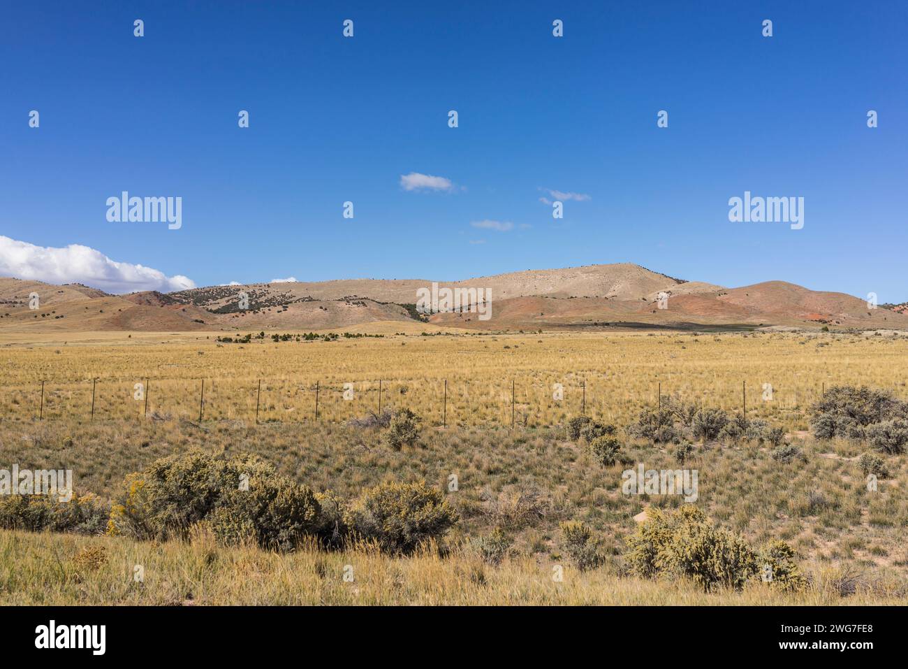 Stati Uniti. Utah. Aeroporto di Juab County. Lungo l'Interstate 15 - Veterans' Memorial Highway tra Nephi e Scipio, vicino a Levan. Foto Stock