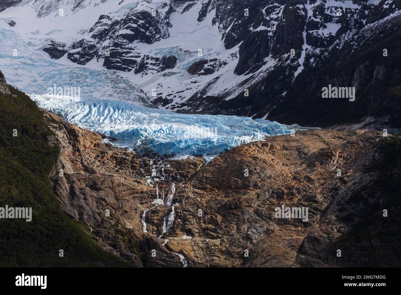 Ghiacciai Balmaceda e Serrano - Patagonia Cile Foto Stock