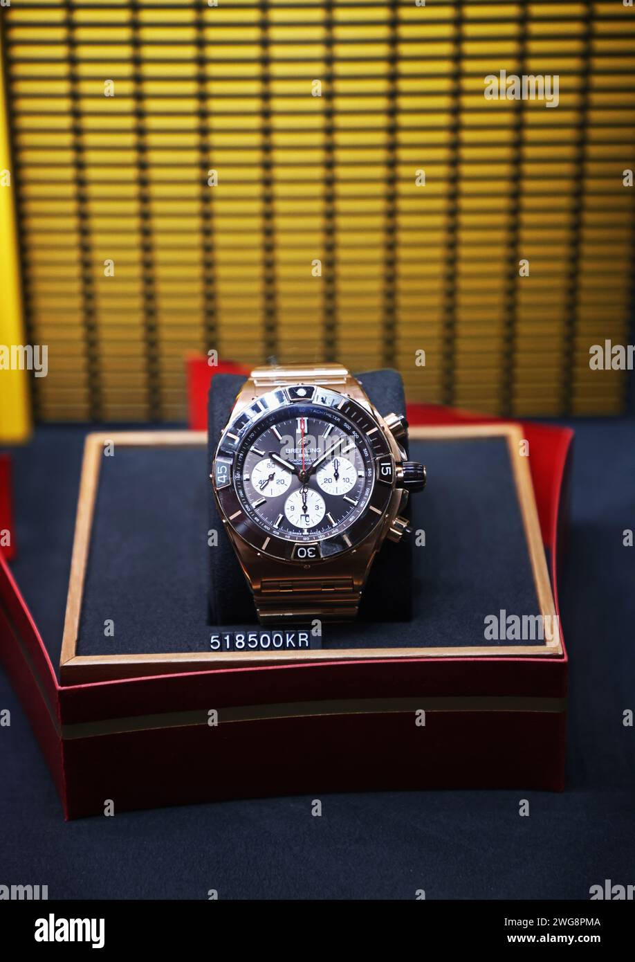 Breitling, Westfield Mall of Scandinavia, Stoccolma, Svezia. Foto Stock