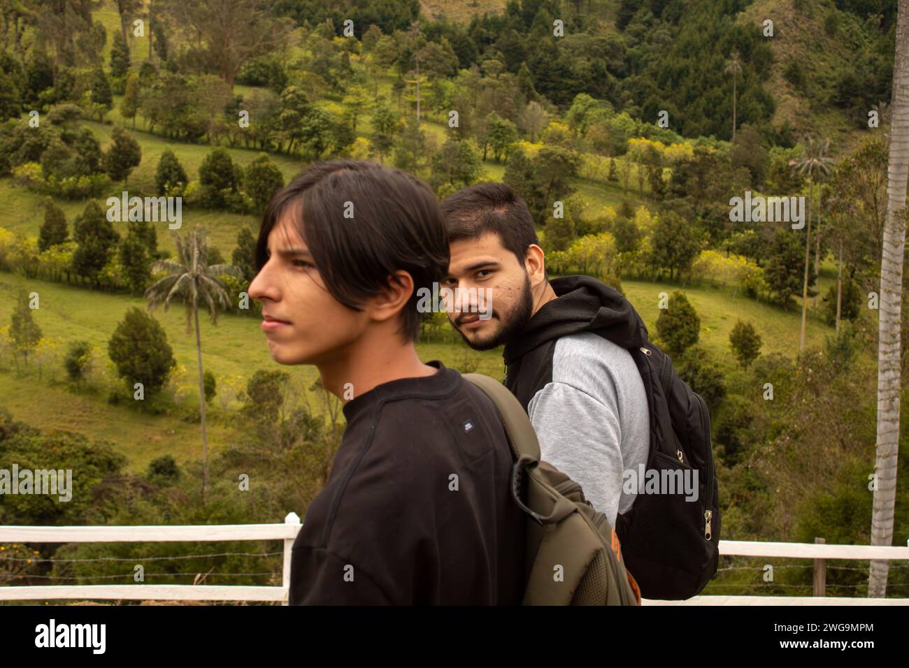 Una bella giornata in Colombia Foto Stock