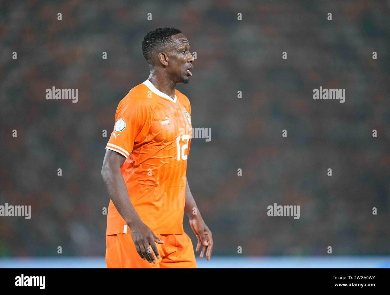 Bouake, Costa d'Avorio. 2 03, 2024. Immagini DAL VIVO del gruppo C Coppa d'Africa della Nazione 2023 partita tra Costa d'Avorio vs Mali, Stade de la Paix, Bouake, . Kim Price/CSM Credit: Cal Sport Media/Alamy Live News Foto Stock