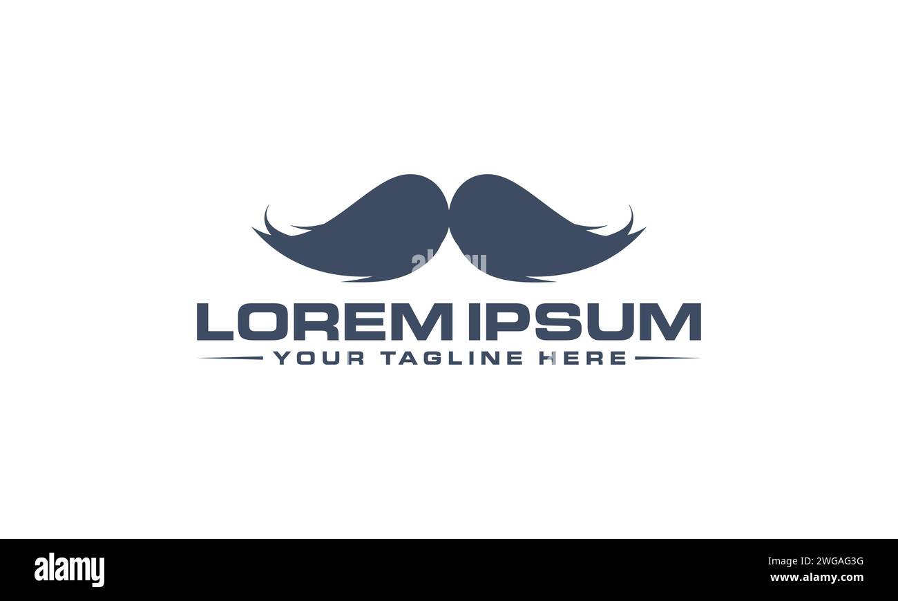 Design con logo baffi Illustrazione Vettoriale