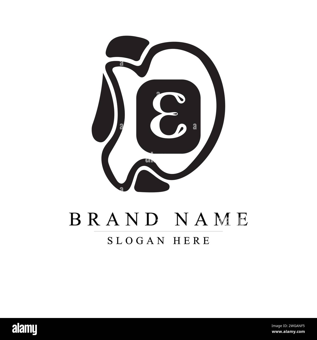 Design moderno ed esclusivo con logo DT, lettera minuscola iniziale dt, monogramma forma arrotondata, moderno logo DT in lettere astratte, logo td Illustrazione Vettoriale