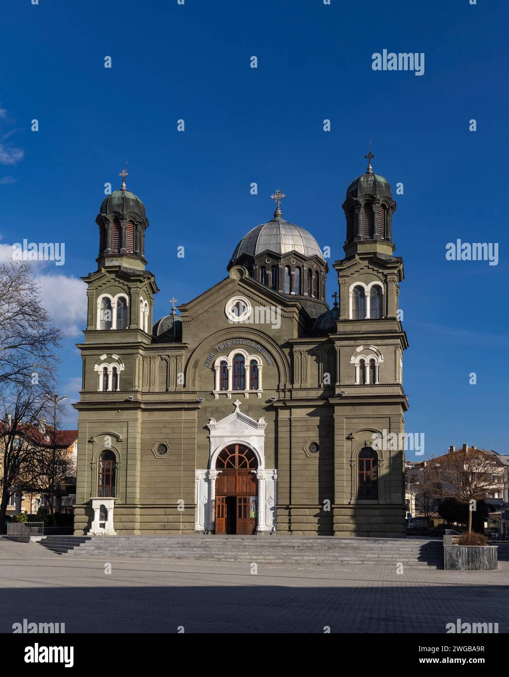 Cattedrale di St Cyril e Metodio a Burgas, Bulgaria Foto Stock