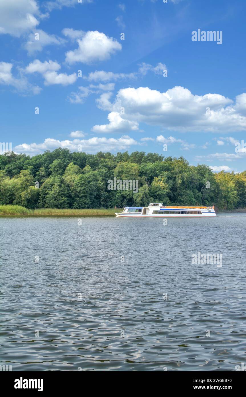 Lago Grienericksee, Rheinsberg, Brandeburgo, Germania Foto Stock