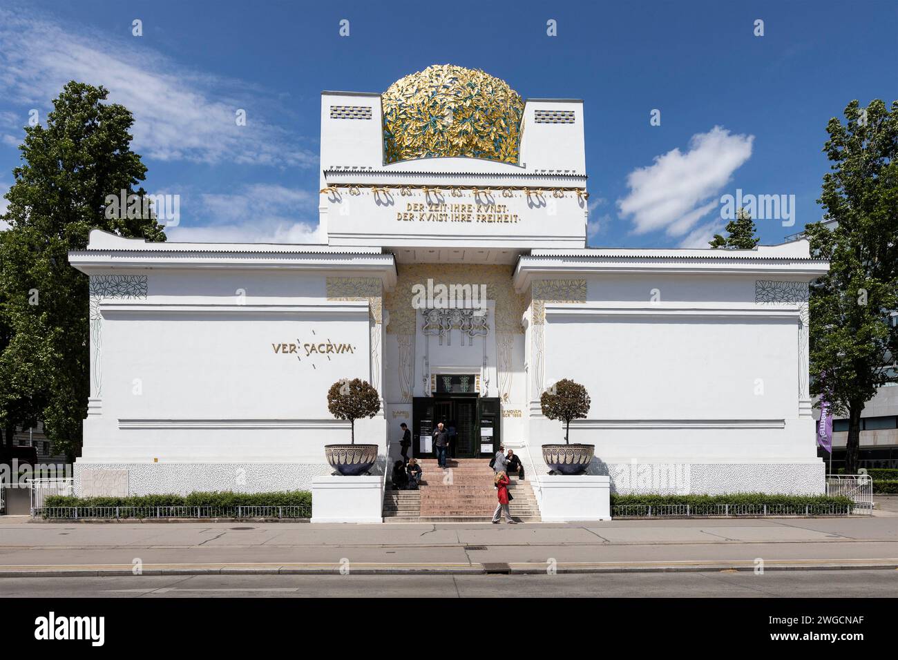 Vienna Secessione, Associazione degli artisti visivi austriaci Foto Stock