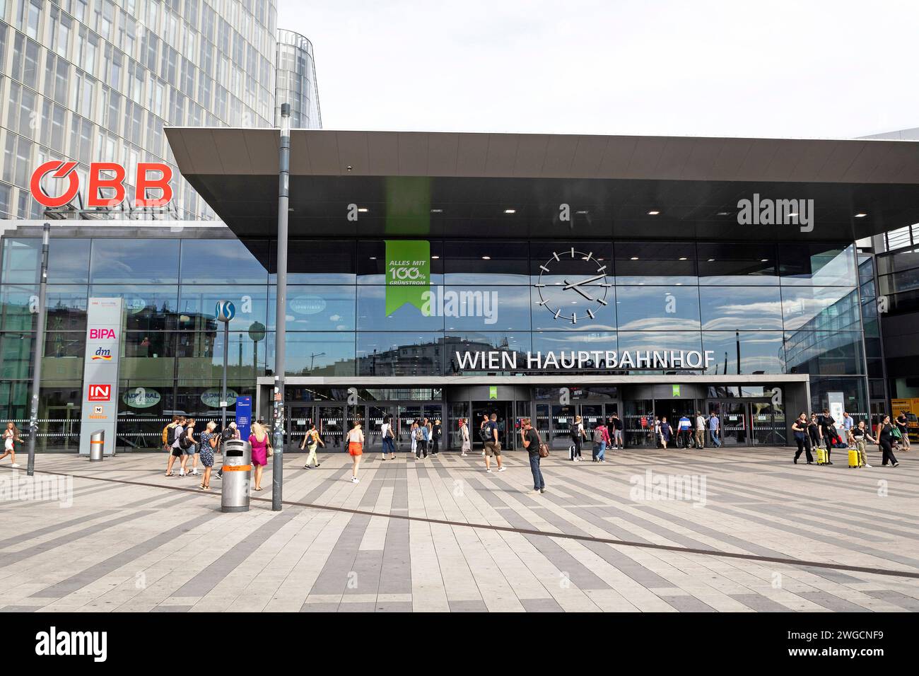 Vienna Hauptbahnhof, Austria Foto Stock