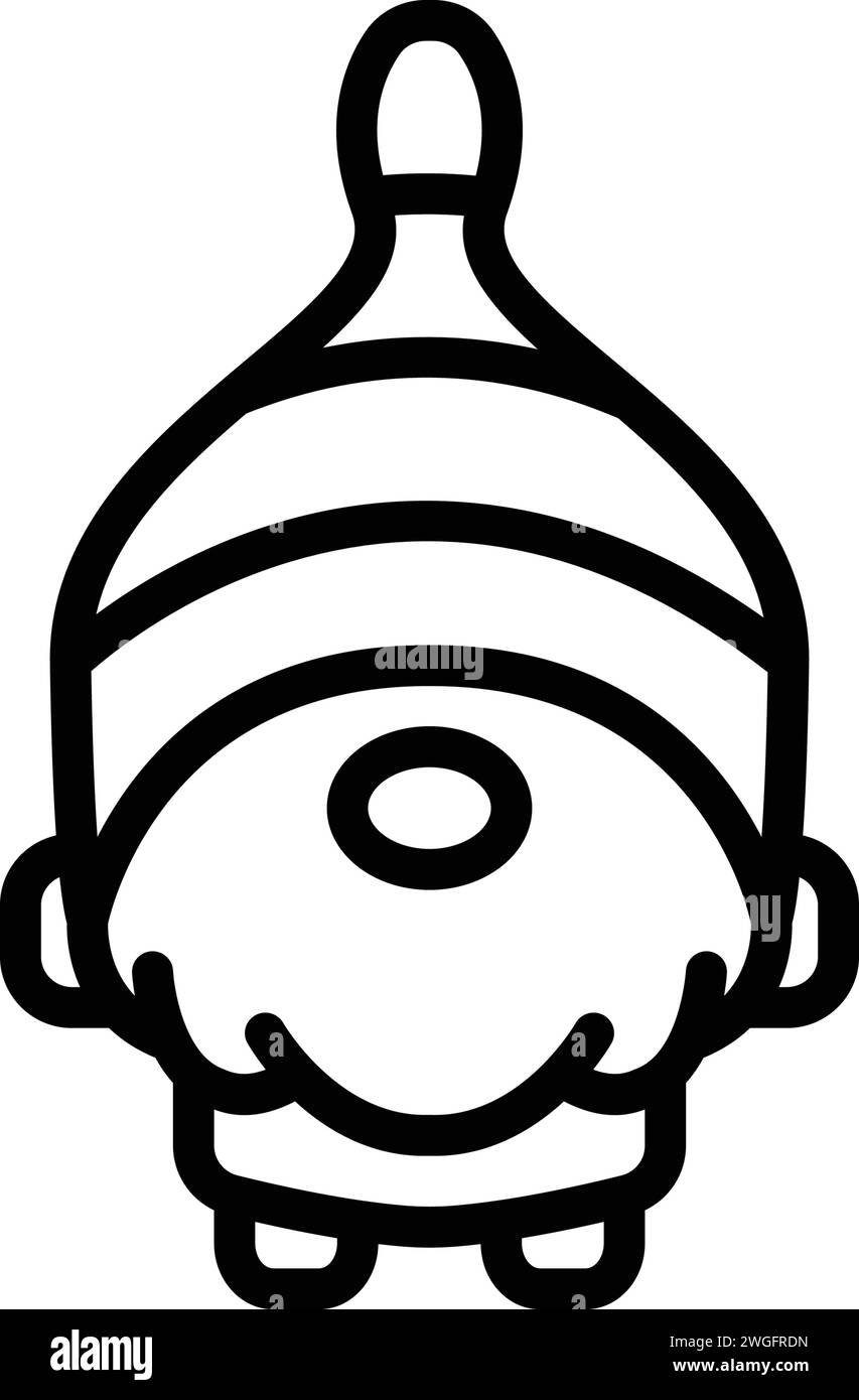 Icona per patrick, nano Illustrazione Vettoriale