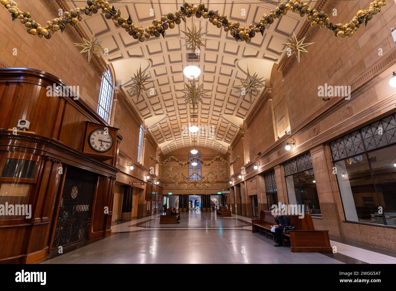 Interno della stazione centrale di Adelaide. Adelaide, Australia meridionale. Foto Stock