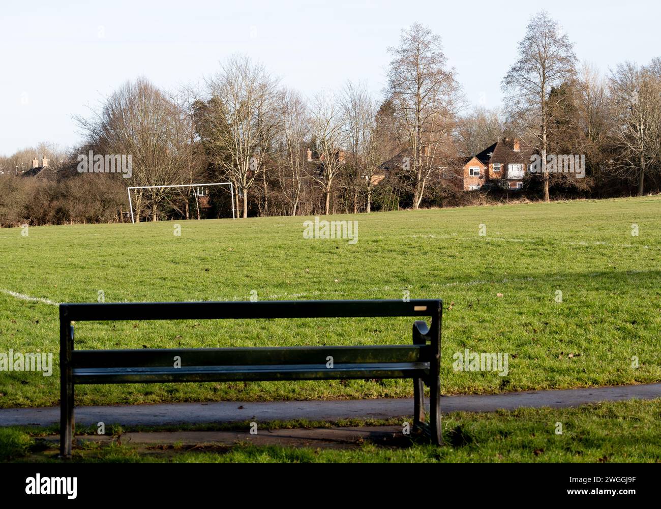 Green Lane Park, Haslucks Green, Shirley, West Midlands, Inghilterra, REGNO UNITO Foto Stock