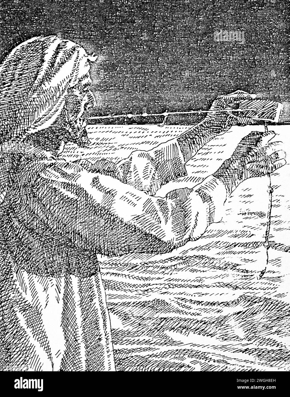 . Arte islamica (scienza) Alchimista Foto Stock