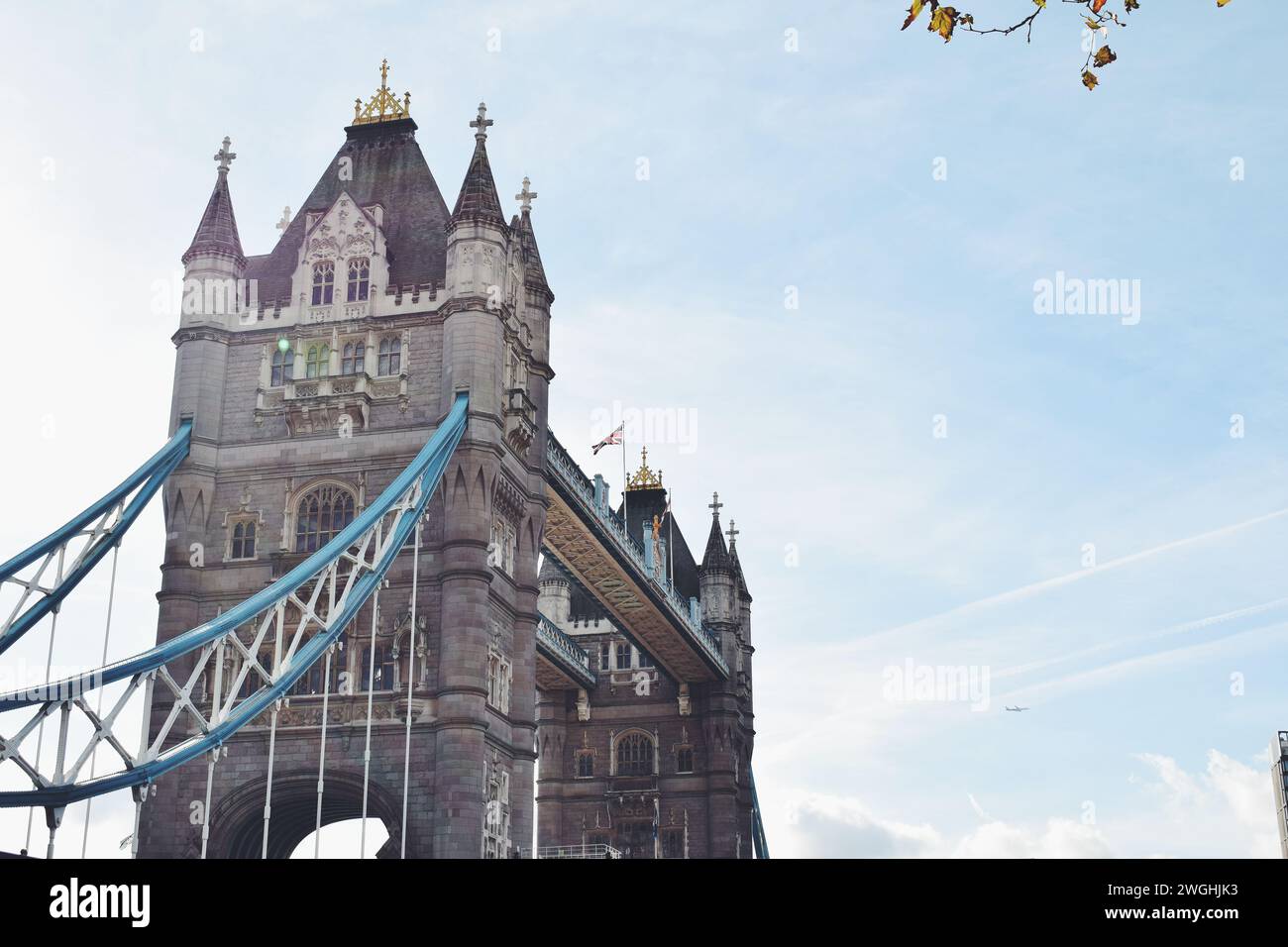 Tower Bridge a Londra, Inghilterra il 25 ottobre 2017 Foto Stock