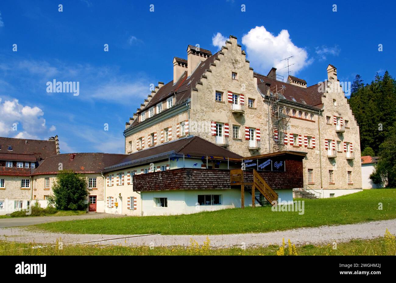 Hotel di lusso, Spa, Das Kranzbach, Klais, Krün, Baviera, Germania Foto Stock