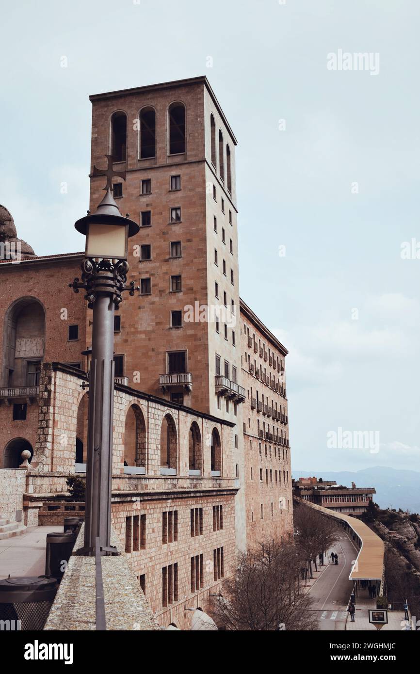 Monastero di Montserrat in Catalogna, Spagna, l'11 maggio 2023 Foto Stock