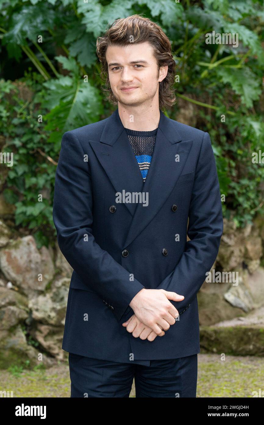 Roma, Italia. 5 febbraio 2024. Joe Keery partecipa al servizio fotografico di "finale l'Alba" a Roma. Credito: SOPA Images Limited/Alamy Live News Foto Stock