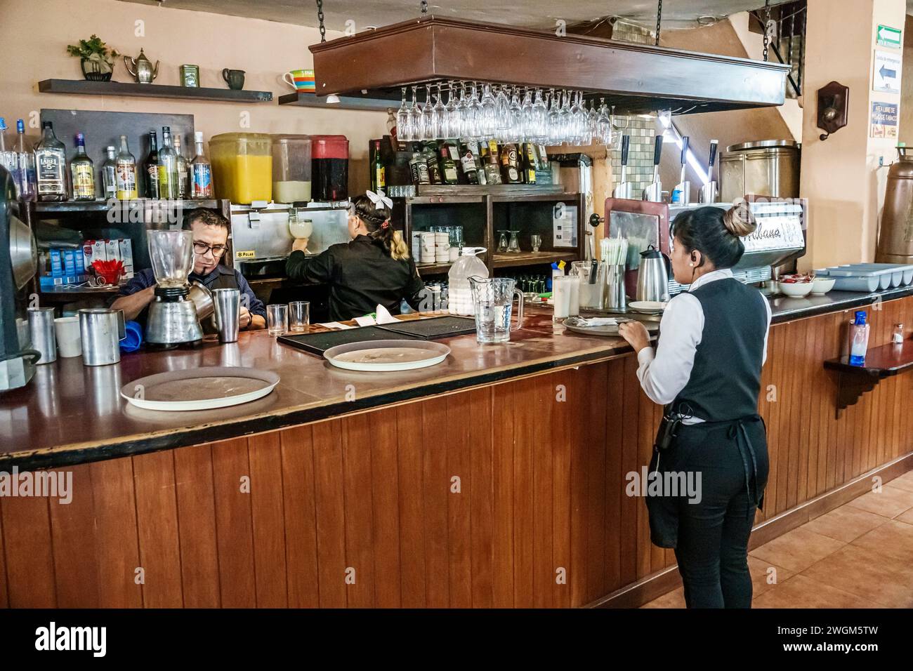 Merida Mexico, Centro Historico, centro storico, centro, centro, centro, Calle 62, ristorante El Trapiche, ristoranti, ristoranti, ristoranti, ristoranti, ristoranti, ristorante informale Foto Stock