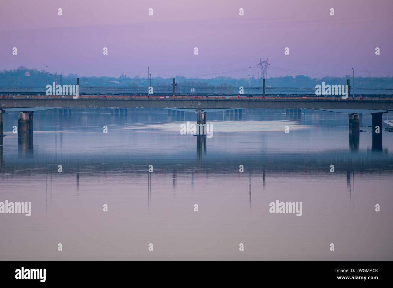 Ponte Bordeaux Francia Foto Stock