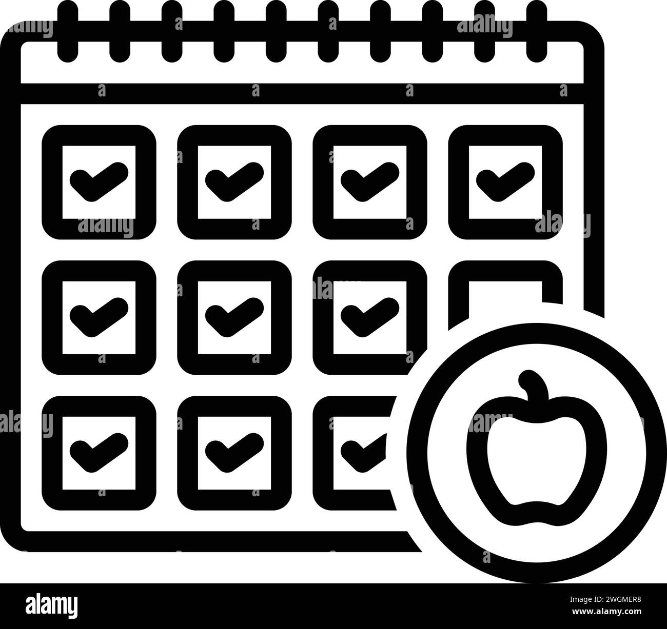 Icona per tutti i giorni Illustrazione Vettoriale